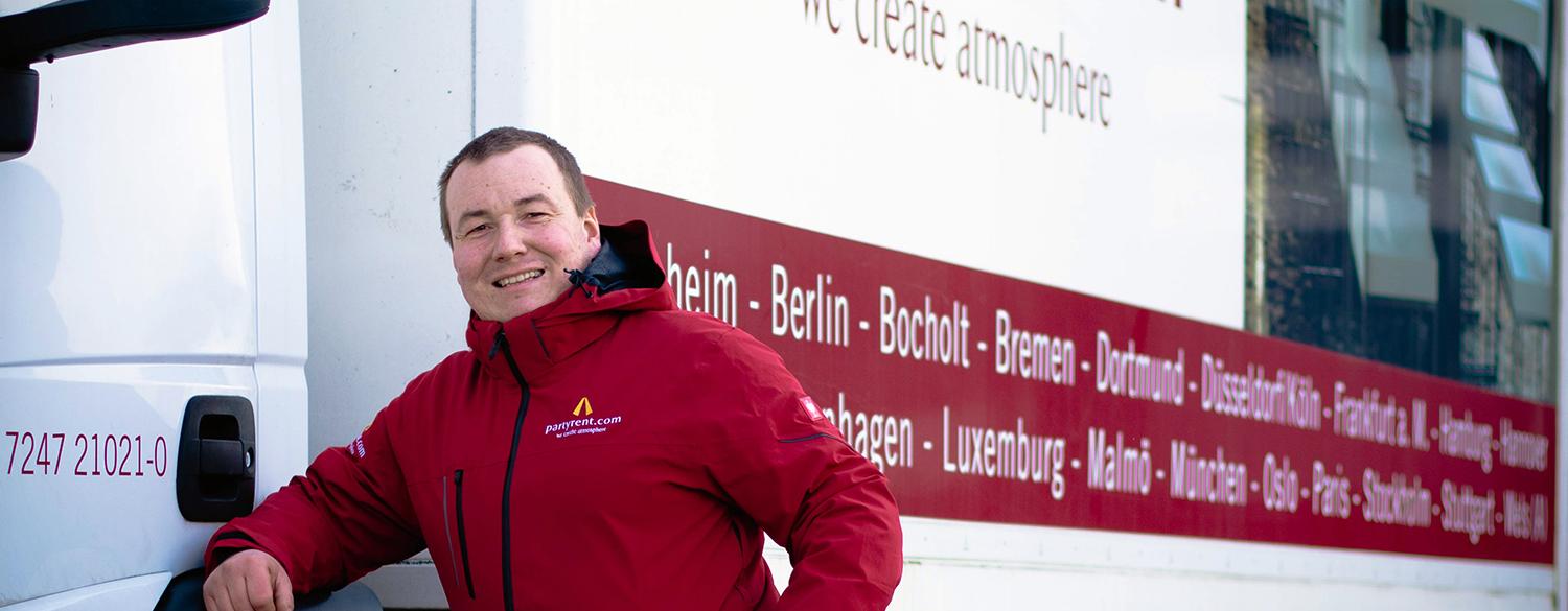 Interview mit Dominik Stützner, Lkw-Fahrer bei Party Rent Österreich